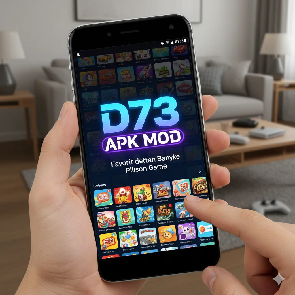 D73 APK MOD Favorit dengan Banyak Pilihan Game