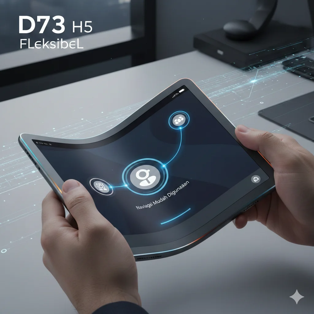 D73 H5 Fleksibel dengan Navigasi Mudah Digunakan